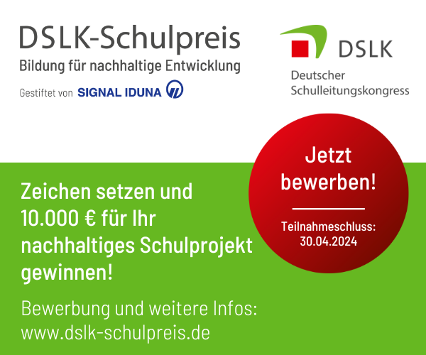 Jetzt bewerben! DSLK-Nachhaltigkeitspreis startet in die nächste Runde